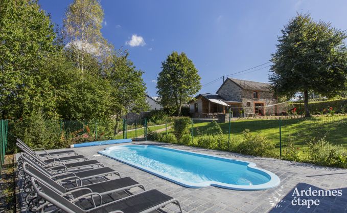 Maison de vacances de luxe avec bien-�tre et piscine pour 8 personnes entre Gouvy et Houffalize