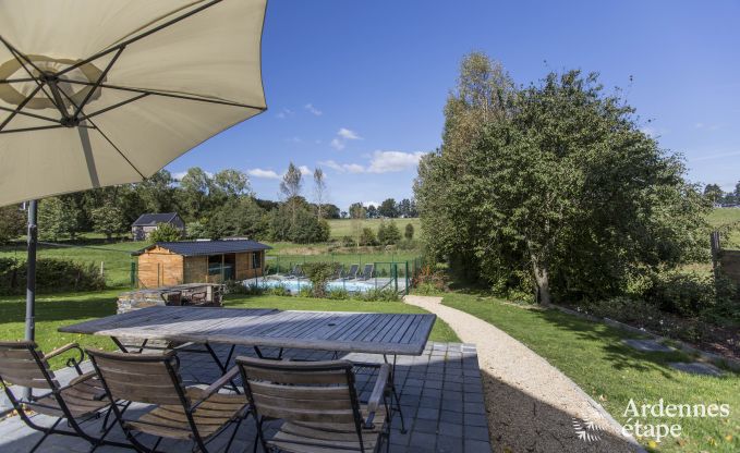 Maison de vacances de luxe avec bien-�tre et piscine pour 8 personnes entre Gouvy et Houffalize