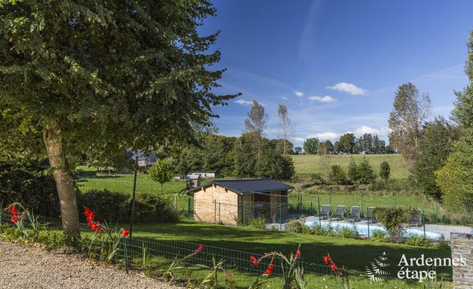 Maison de vacances de luxe avec bien-�tre et piscine pour 8 personnes entre Gouvy et Houffalize