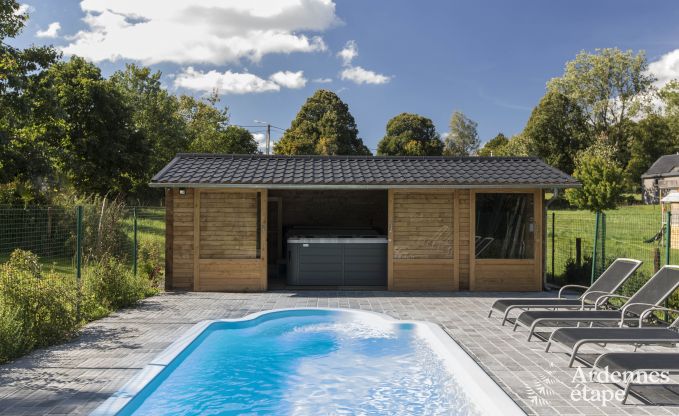 Maison de vacances de luxe avec bien-�tre et piscine pour 8 personnes entre Gouvy et Houffalize