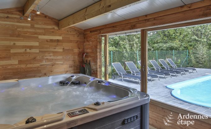 Maison de vacances de luxe avec bien-�tre et piscine pour 8 personnes entre Gouvy et Houffalize