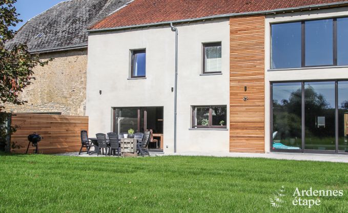 S�jour inoubliable en Ardenne : Charmante maison de vacances avec piscine � Habay, id�ale pour 9 personnes