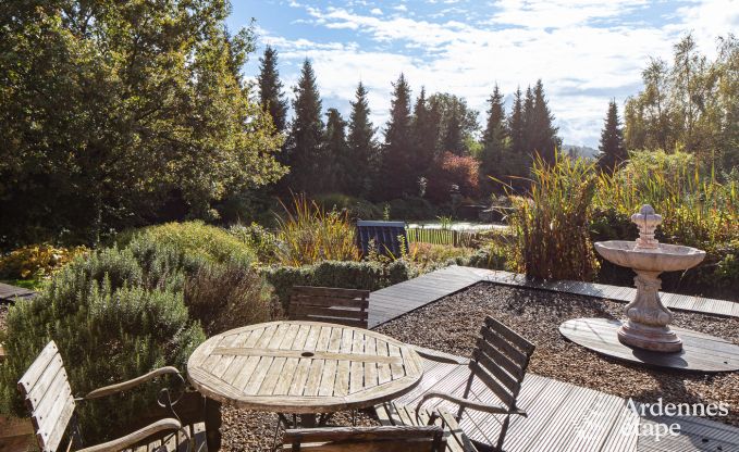Maison de vacances de luxe  Hamois pour 8 personnes avec piscine et jardin priv en Ardenne