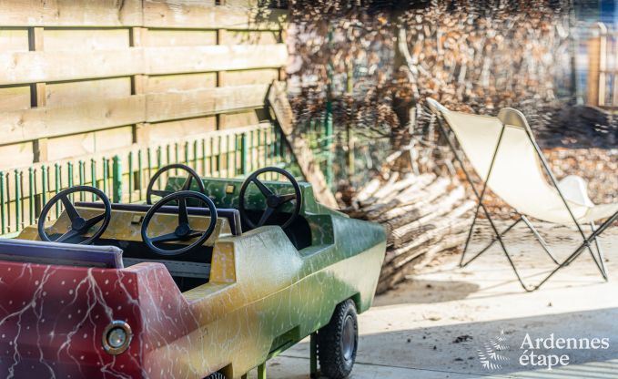 Grande maison de vacances  Han-sur-Lesse pour 8 personnes avec 4 chambres, jardin priv et terrasse