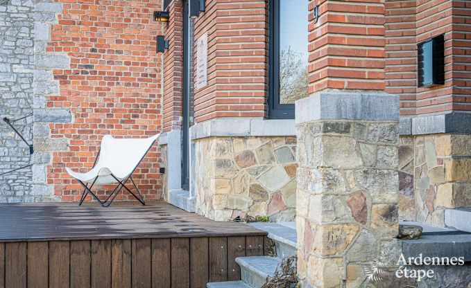 Grande maison de vacances  Han-sur-Lesse pour 8 personnes avec 4 chambres, jardin priv et terrasse