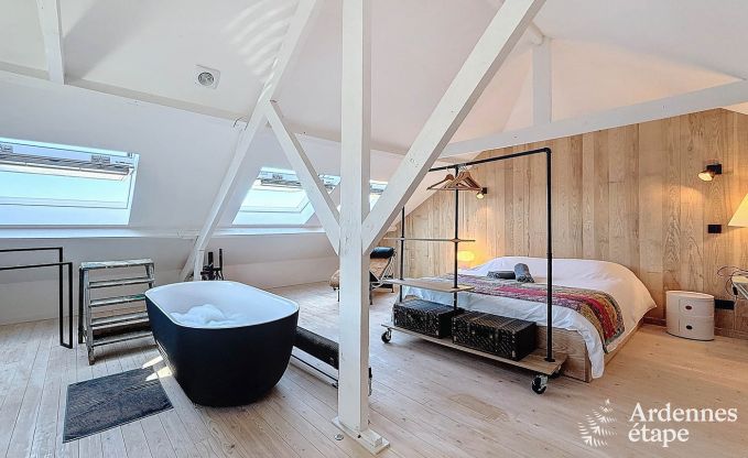 Grande maison de vacances  Han-sur-Lesse pour 8 personnes avec 4 chambres, jardin priv et terrasse