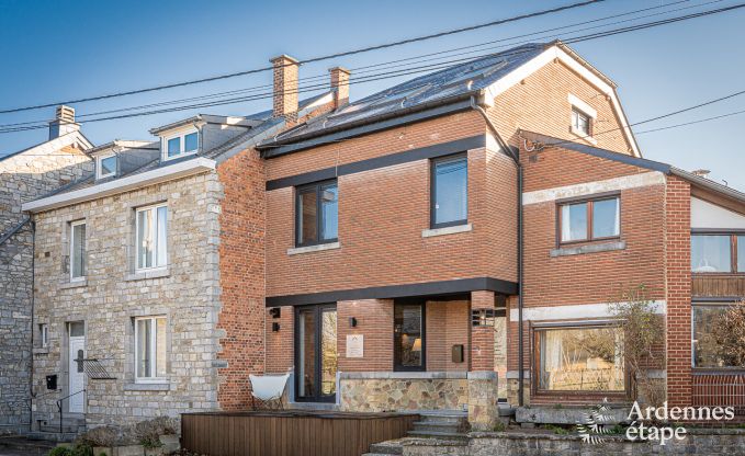Grande maison de vacances  Han-sur-Lesse pour 8 personnes avec 4 chambres, jardin priv et terrasse