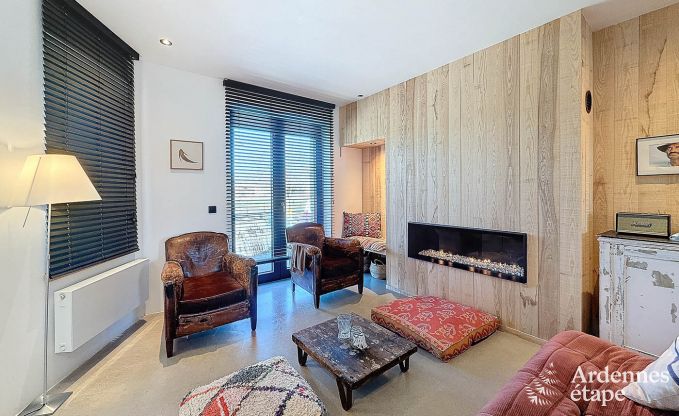 Grande maison de vacances  Han-sur-Lesse pour 8 personnes avec 4 chambres, jardin priv et terrasse