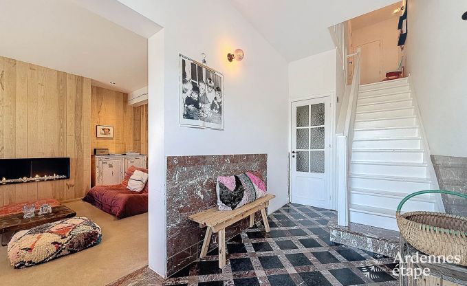Grande maison de vacances  Han-sur-Lesse pour 8 personnes avec 4 chambres, jardin priv et terrasse