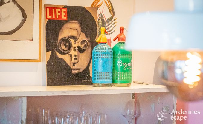 Grande maison de vacances  Han-sur-Lesse pour 8 personnes avec 4 chambres, jardin priv et terrasse