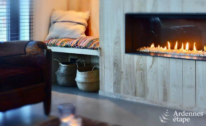 Grande maison de vacances  Han-sur-Lesse pour 8 personnes avec 4 chambres, jardin priv et terrasse