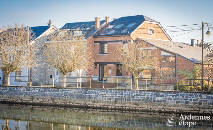 Grande maison de vacances  Han-sur-Lesse pour 8 personnes avec 4 chambres, jardin priv et terrasse