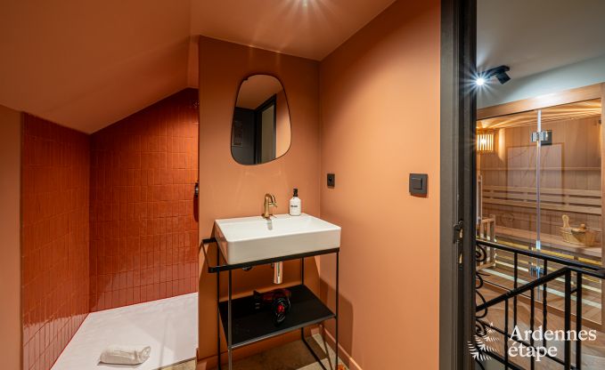 Maison de vacances conviviale � Han-sur-Lesse pour 8 personnes avec sauna et jardin � proximit� des Grottes de Han