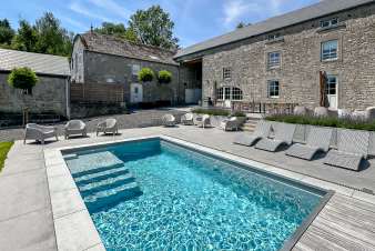 Maison de vacances pour 14 personnes avec piscine à Méan, près de Durbuy