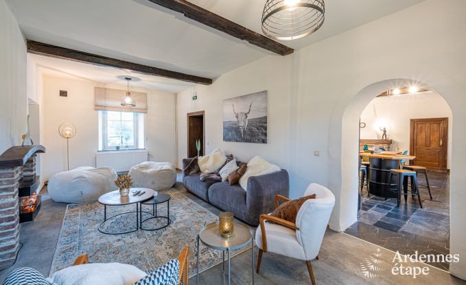 Maison de vacances � M�an pour 14 personnes pr�s de Durbuy avec piscine, bar, salle de jeux et jardin priv�