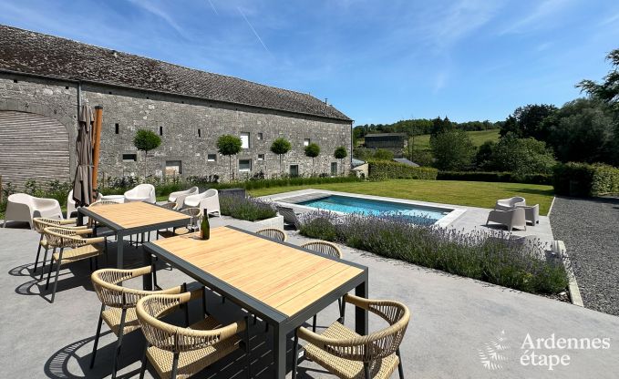 Maison de vacances � M�an pour 14 personnes pr�s de Durbuy avec piscine, bar, salle de jeux et jardin priv�