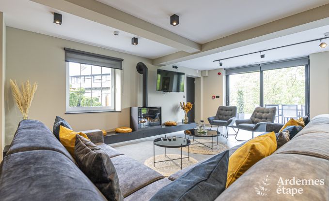 Villa de Luxe � Herbeumont pour 20 personnes en Ardenne