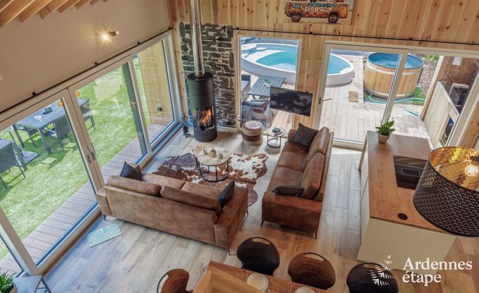 Chalet � Hotton pour 4/6 personnes en Ardenne