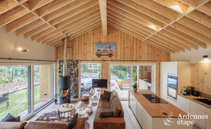 Chalet � Hotton pour 4/6 personnes en Ardenne