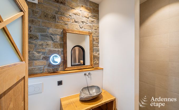 Grande maison de vacances pour 15 personnes � Hotton, Ardenne, avec 6 chambres et salles de bains, chemin�e, billard et terrasse avec brasero