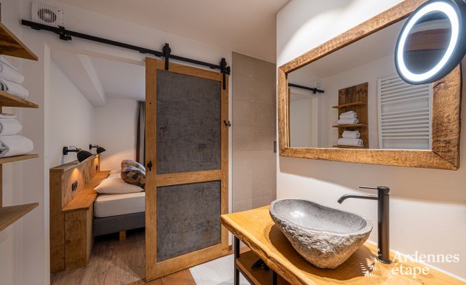 Grande maison de vacances pour 15 personnes � Hotton, Ardenne, avec 6 chambres et salles de bains, chemin�e, billard et terrasse avec brasero