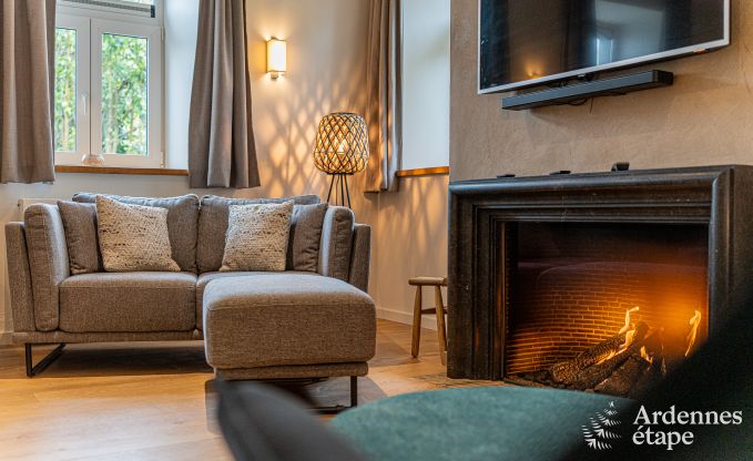 Grande maison de vacances pour 15 personnes � Hotton, Ardenne, avec 6 chambres et salles de bains, chemin�e, billard et terrasse avec brasero