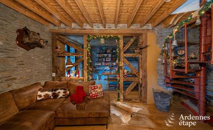 Maison de vacances unique pour 6 personnes � Houffalize, en Ardenne, dans une ambiance de No�l toute l'ann�e !