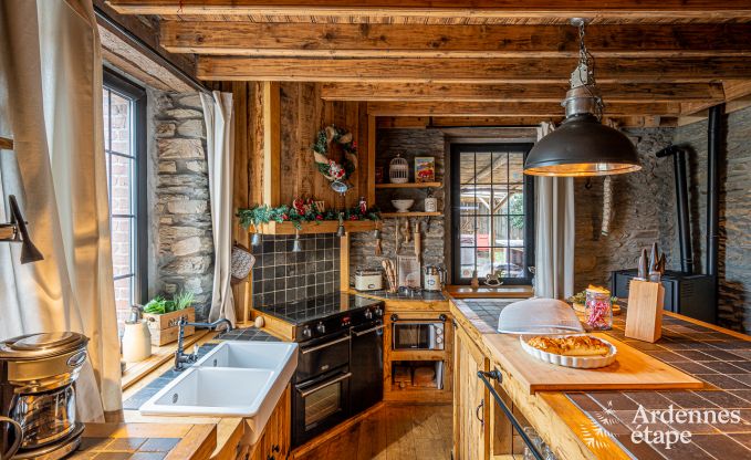 Maison de vacances unique pour 6 personnes � Houffalize, en Ardenne, dans une ambiance de No�l toute l'ann�e !