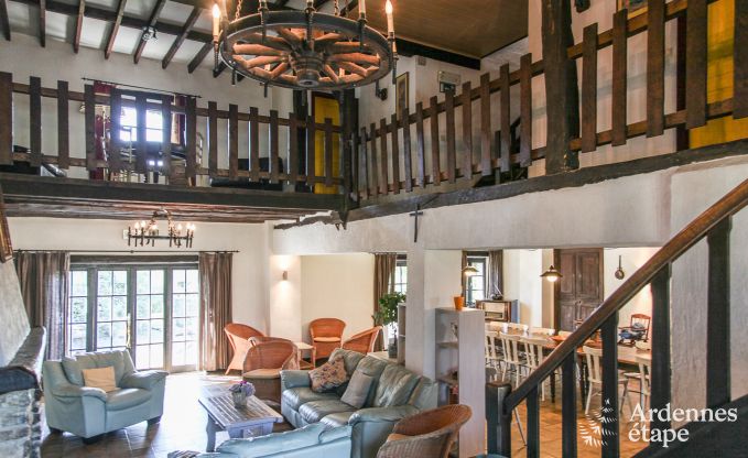 Maison de vacances � Houffalize pour 16 personnes en Ardenne