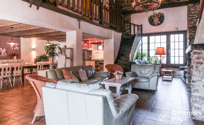 Maison de vacances � Houffalize pour 16 personnes en Ardenne