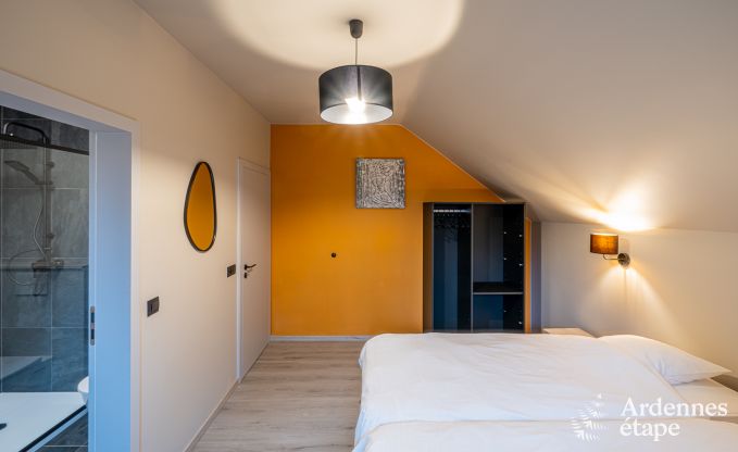 villa de luxe � Houffalize : h�bergement pour 18 personnes avec piscine, sauna et jardin priv� en Ardenne