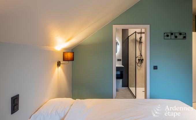 villa de luxe � Houffalize : h�bergement pour 18 personnes avec piscine, sauna et jardin priv� en Ardenne