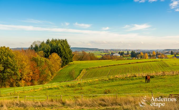 villa de luxe � Houffalize : h�bergement pour 18 personnes avec piscine, sauna et jardin priv� en Ardenne