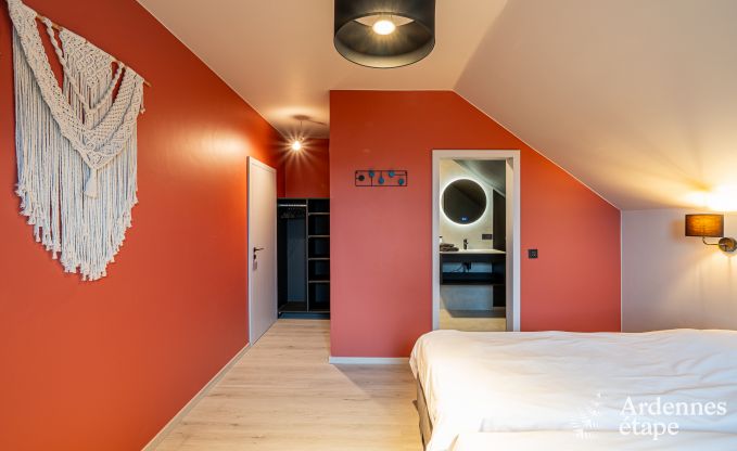 Villa de luxe  Houffalize : hbergement pour 22 personnes avec piscine, sauna et jardin en Ardenne