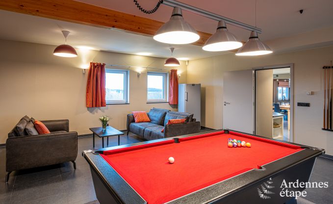 Villa de luxe � Houffalize : h�bergement pour 22 personnes avec piscine, sauna et jardin en Ardenne