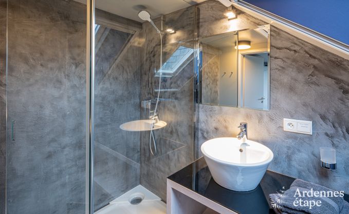 Villa de luxe � Houffalize : h�bergement pour 22 personnes avec piscine, sauna et jardin en Ardenne