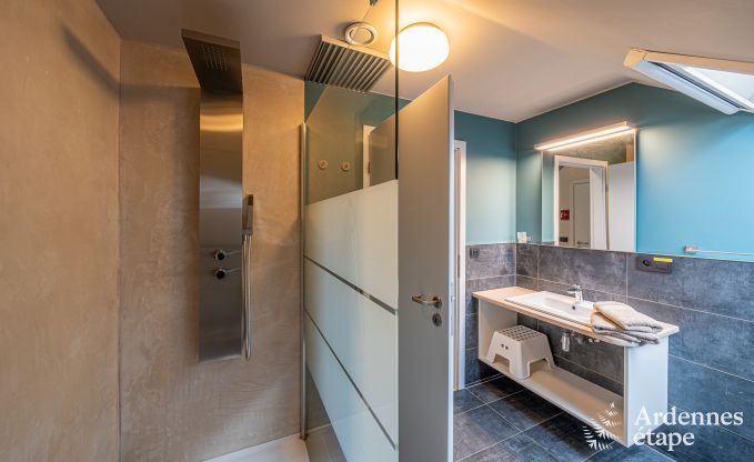 Villa de luxe � Houffalize : h�bergement pour 22 personnes avec piscine, sauna et jardin en Ardenne