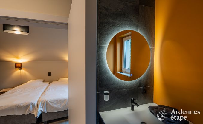Villa de luxe  Houffalize : hbergement pour 22 personnes avec piscine, sauna et jardin en Ardenne