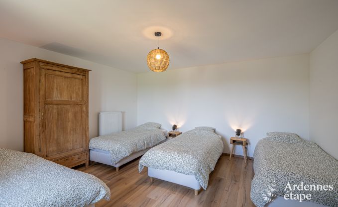 Grande maison de vacances pour 12 personnes avec 4 chambres, 3 salles de bains, jacuzzi, salle de jeux et jardin