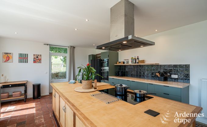 Grande maison de vacances pour 12 personnes avec 4 chambres, 3 salles de bains, jacuzzi, salle de jeux et jardin