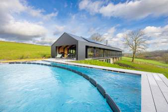 Maison de vacances de luxe pour 8 avec sauna et piscine à Houyet, Ardenne