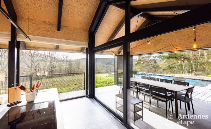 Maison de vacances isol�e avec piscine � Houyet, Ardenne