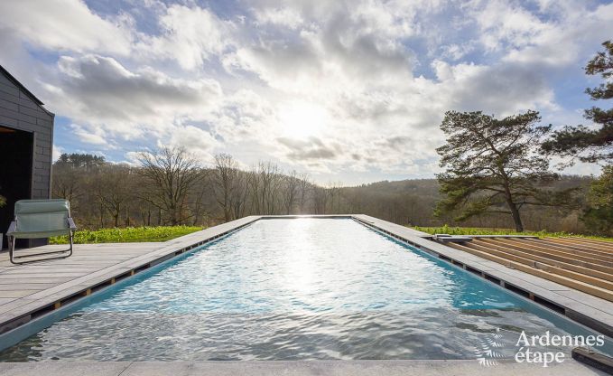 Maison de vacances isol�e avec piscine � Houyet, Ardenne