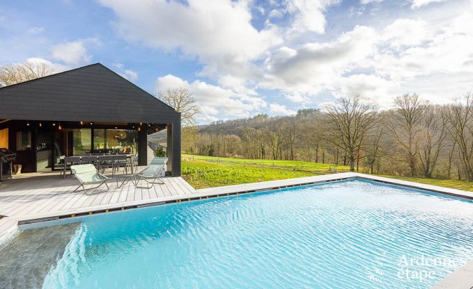 Maison de vacances isol�e avec piscine � Houyet, Ardenne
