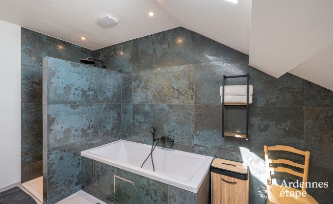 Grande maison de vacances pour 12 personnes avec 4 chambres, 3 salles de bains, jacuzzi, salle de jeux et jardin