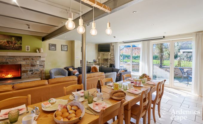 Maison de vacances de luxe  Jalhay pour 12 personnes avec jacuzzi, salle de jeux et jardin priv