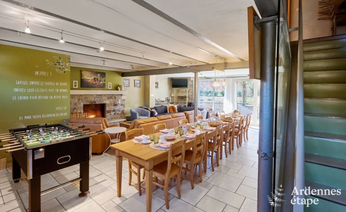 Maison de vacances de luxe  Jalhay pour 12 personnes avec jacuzzi, salle de jeux et jardin priv