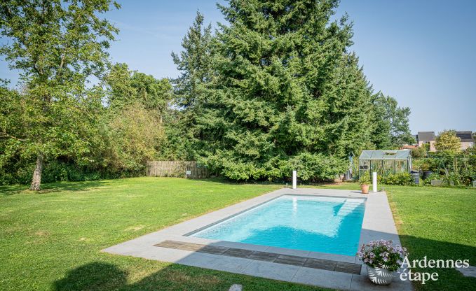Maison de vacances confortable  Jambes pour 3 avec piscine