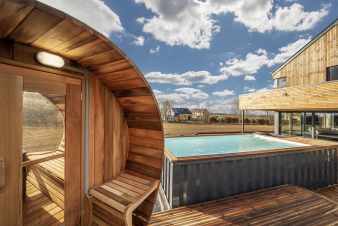 Gîte pour 8 pers. avec piscine et spa à La Roche-en-Ardenne