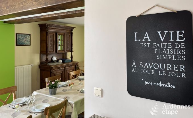 Maison de vacances � La Roche pour 14 personnes en Ardenne